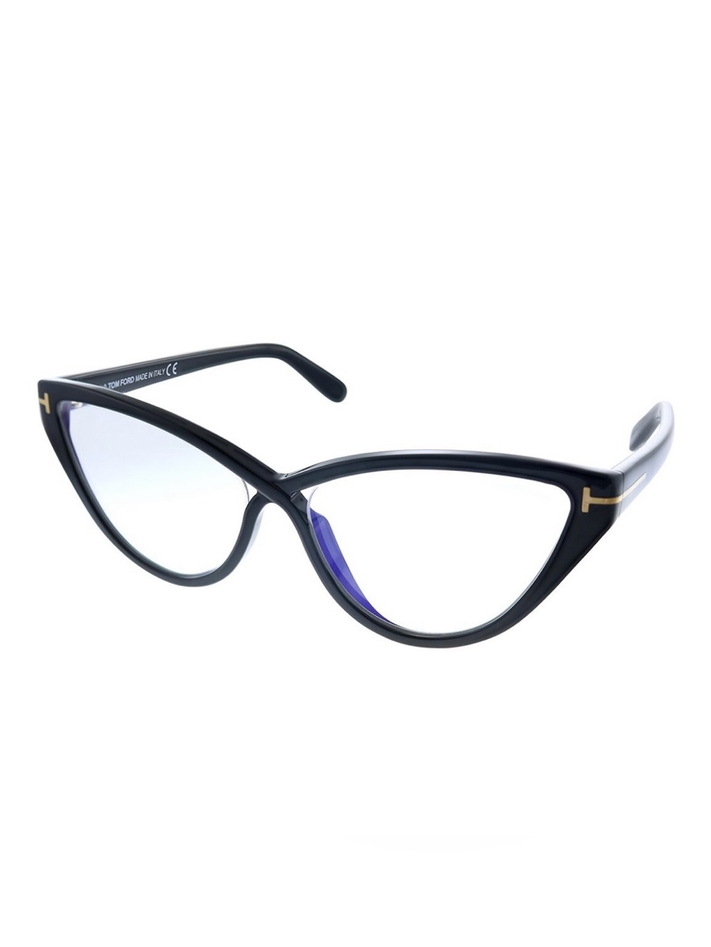 Tom Ford TF5729-B Blue Block Women’s Cat Eyeglasses Frames NWT